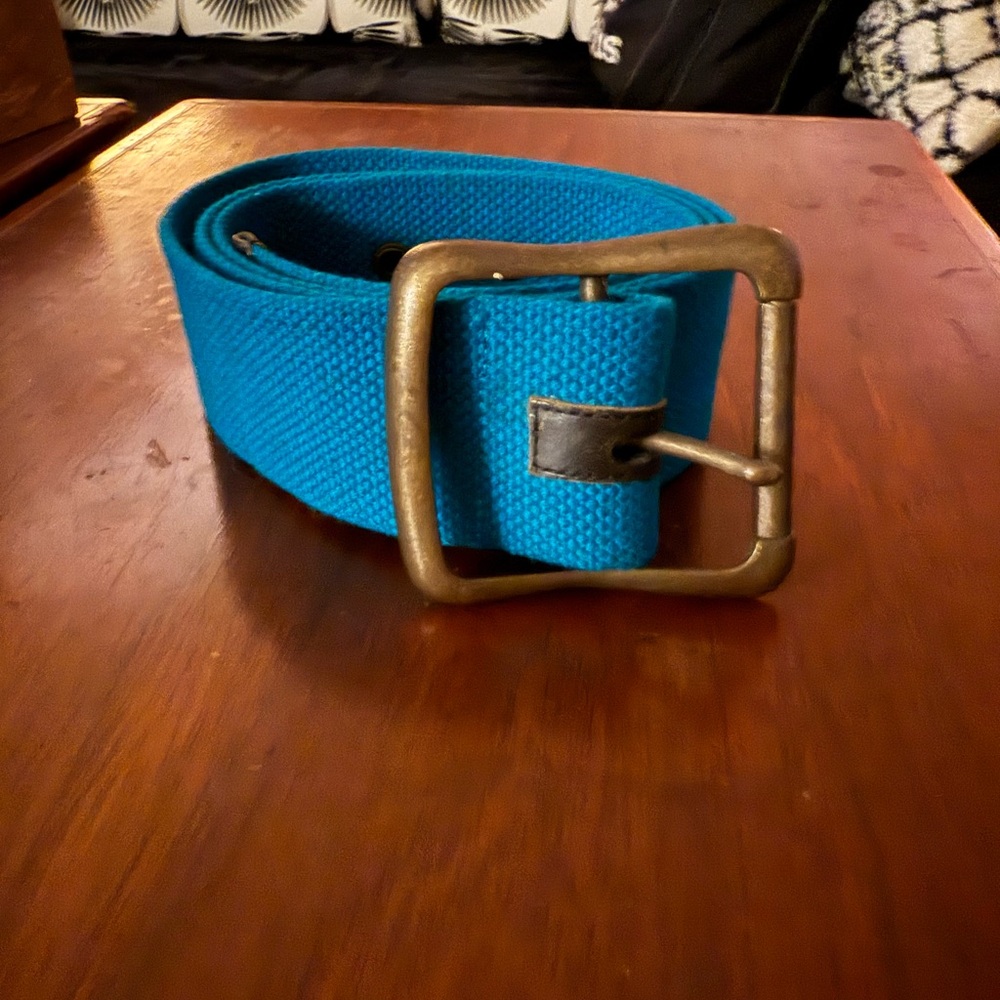 Esprit Turquoise Belt with Antique Brass Buckle